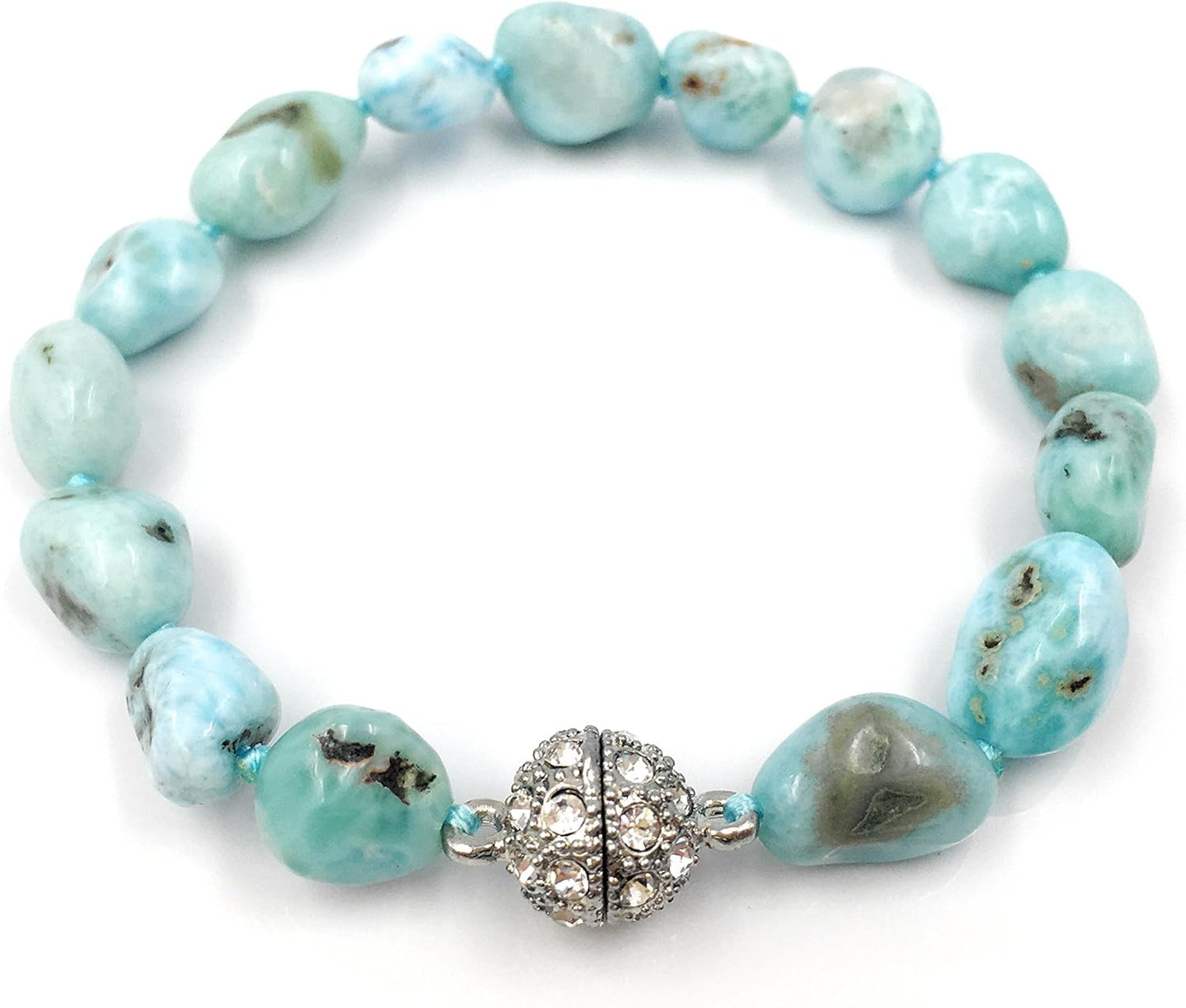 Larimar Bracelet Magnetic Clasp | Amazon
