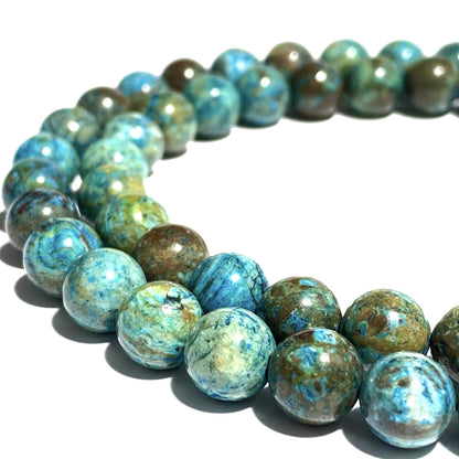 Fil de perles de Larimar 10mm | Amazon
