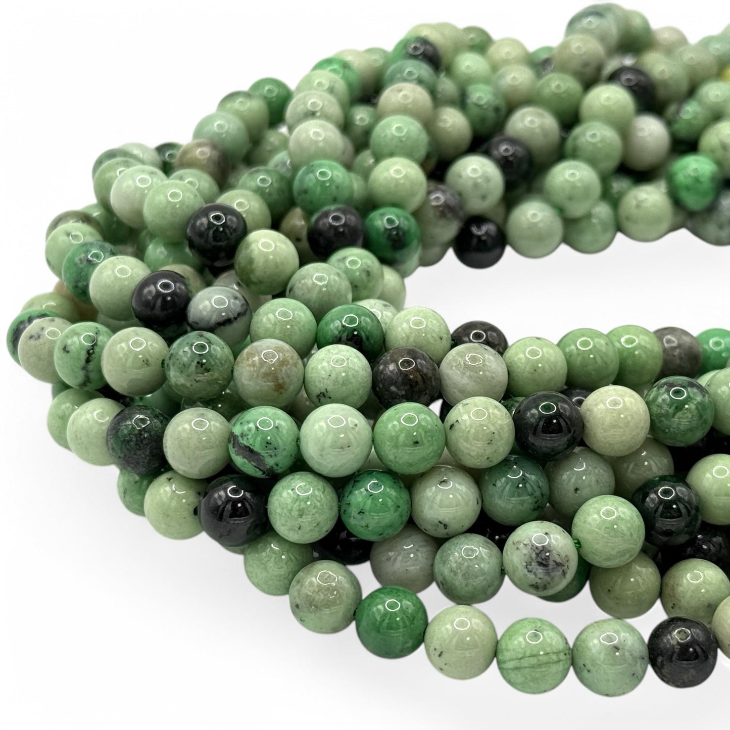 Fil de perles de Larimar 10mm | Amazon