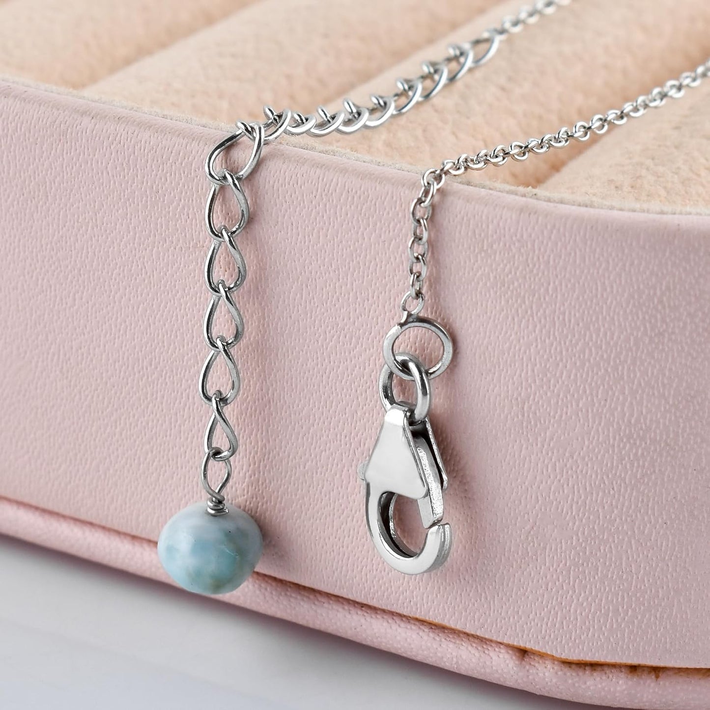 Collana con Barrette di Perline Larimar | Amazon