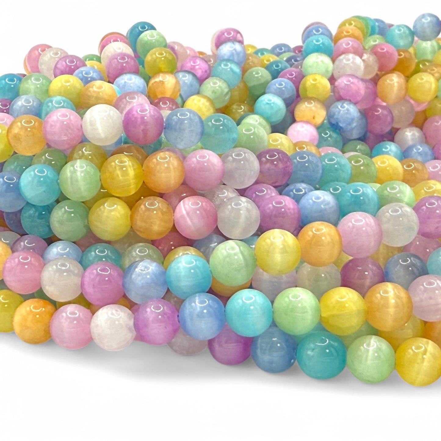 Fil de perles de Larimar 10mm | Amazon