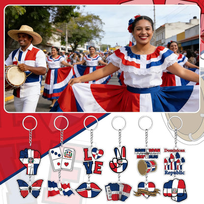 Portachiavi Bandiera Dominicana (36) | Amazon