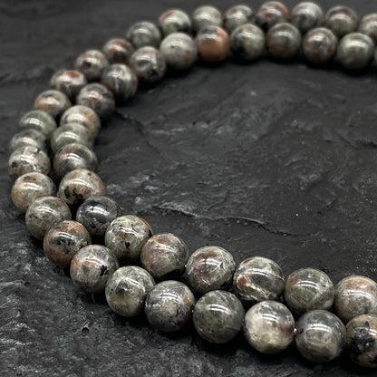 Fil de perles de Larimar 10mm | Amazon