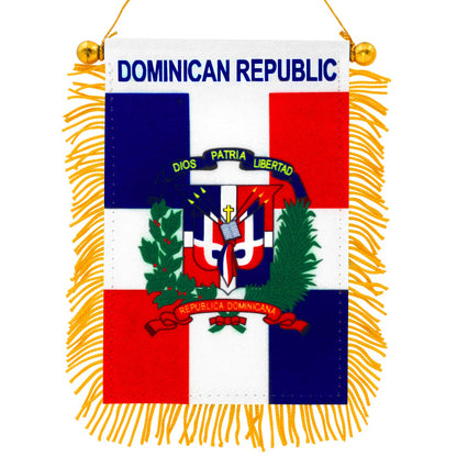 Dominican Car Hanging Flag | Amazon