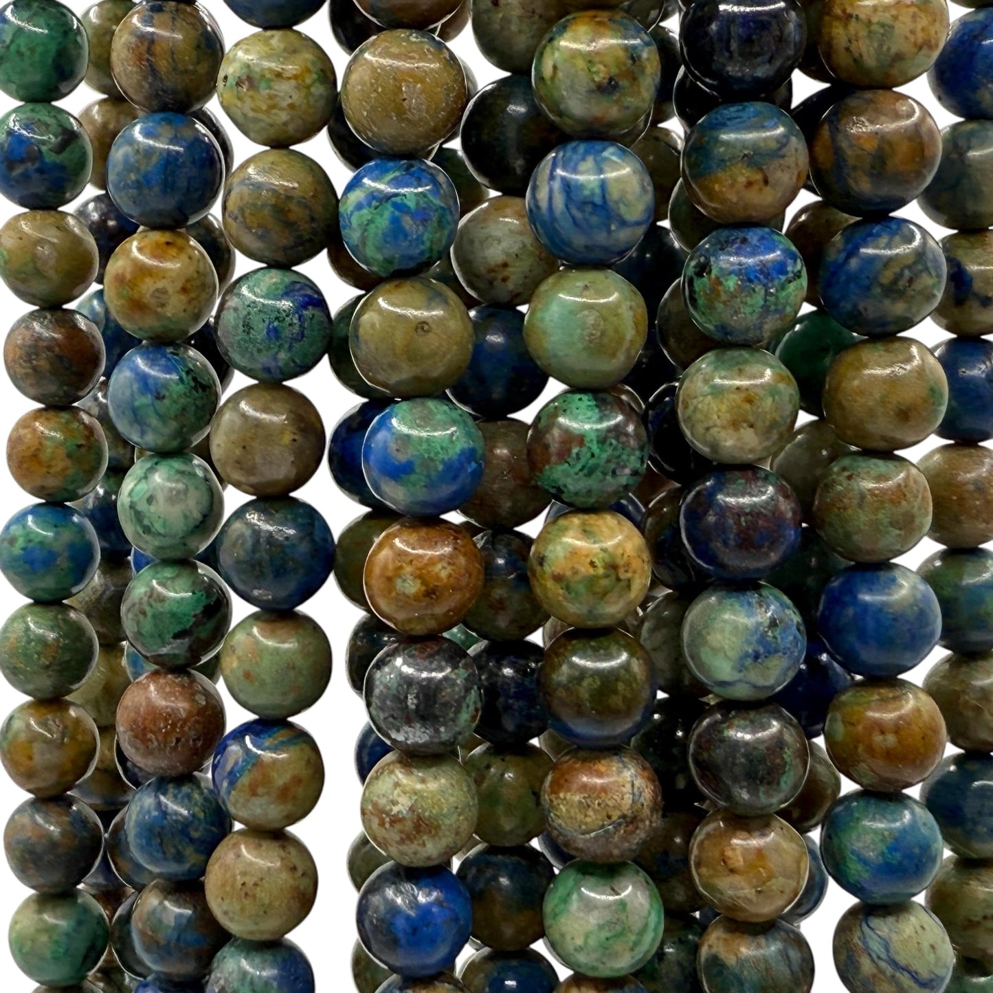 Fil de perles de Larimar 10mm | Amazon