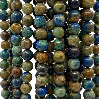 Fil de perles de Larimar 10mm | Amazon