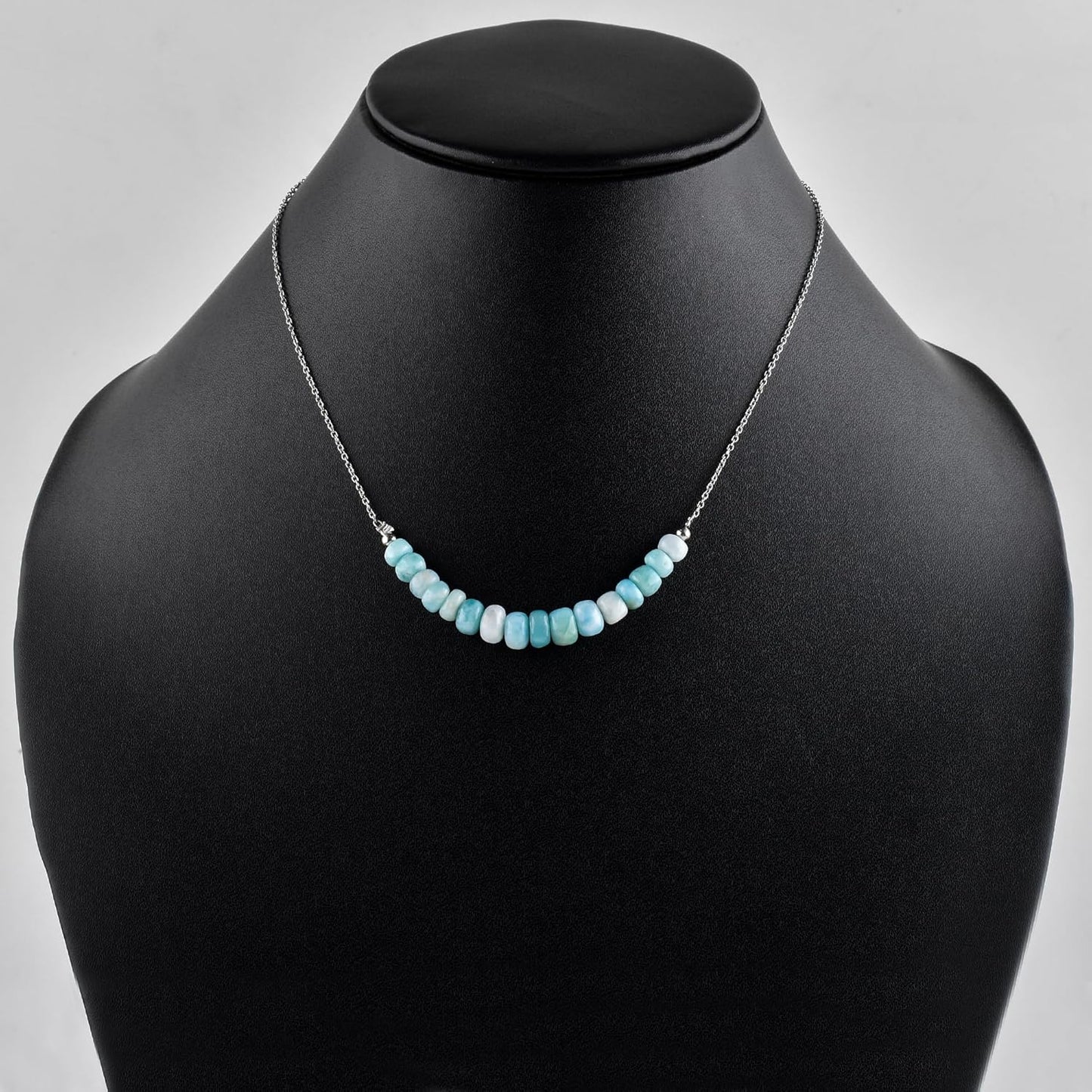 Collana con Barrette di Perline Larimar | Amazon