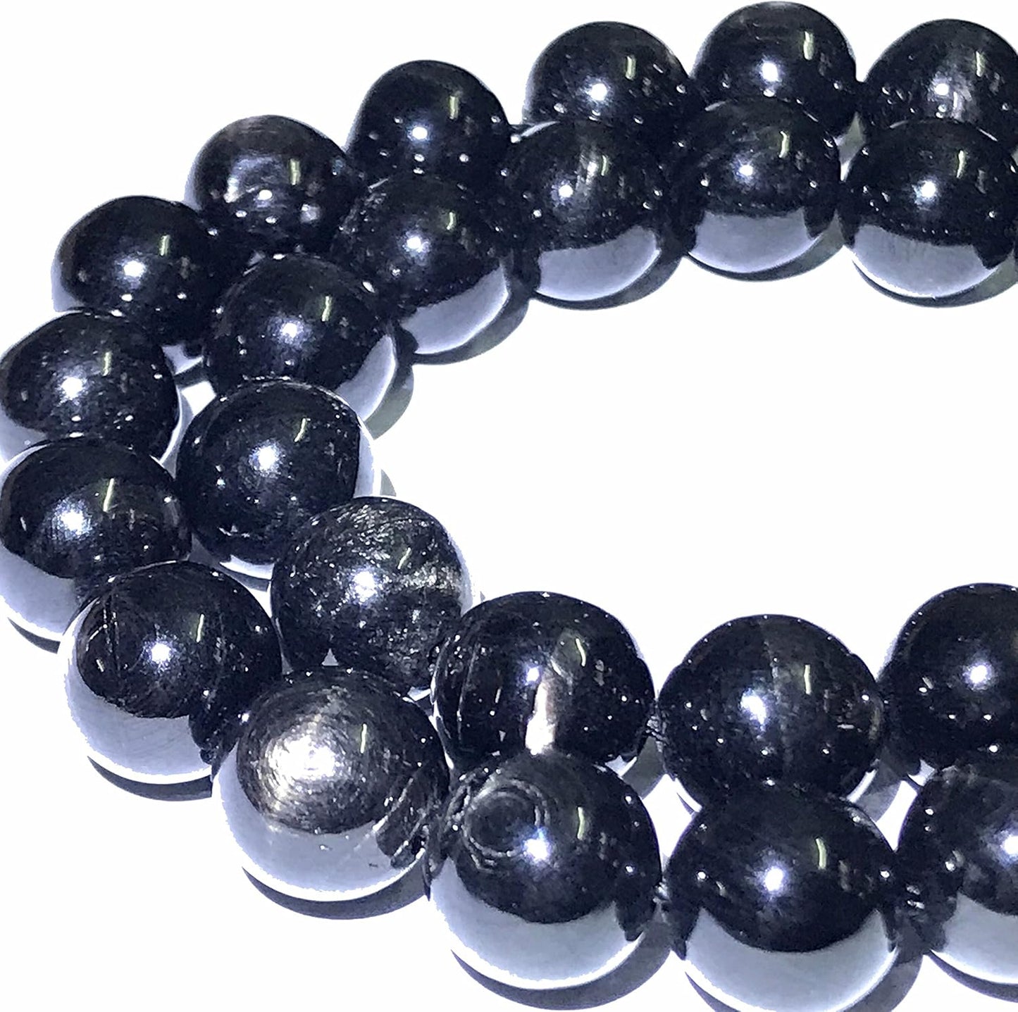 Fil de perles de Larimar 10mm | Amazon