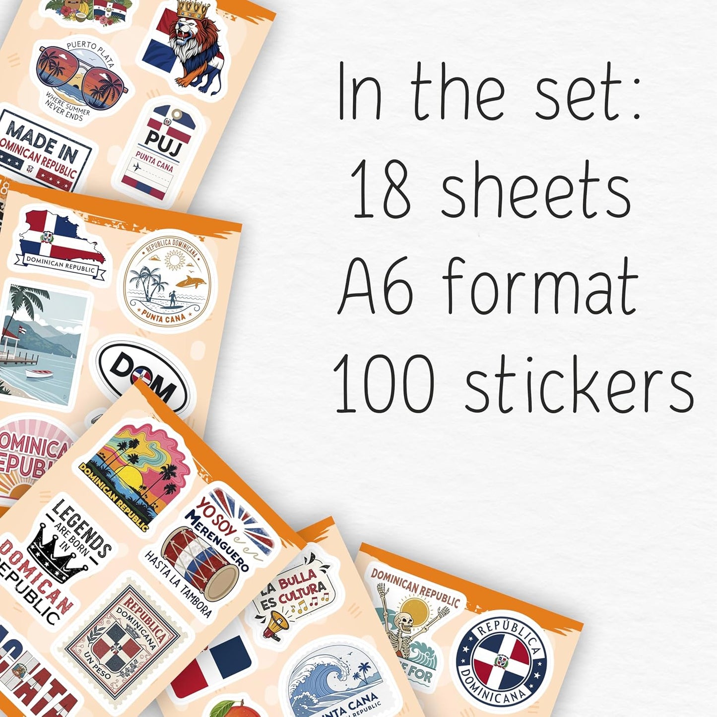 Set di Adesivi Domenicani 100pcs | Amazon