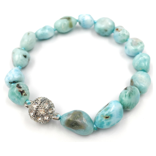 Bracciale Larimar con Chiusura Magnetica | Amazon