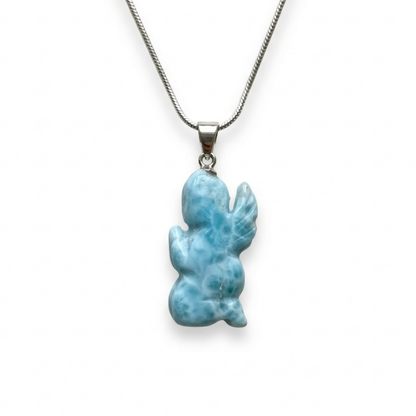 Pendente angelo in larimar