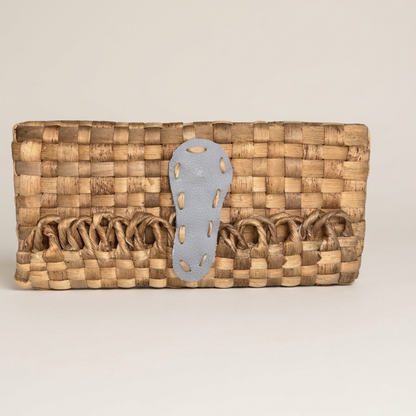 Natural Lilac Fiber Handbag