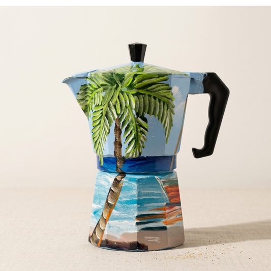 Macchina da Caffè Domenicana Dipinta a Mano
