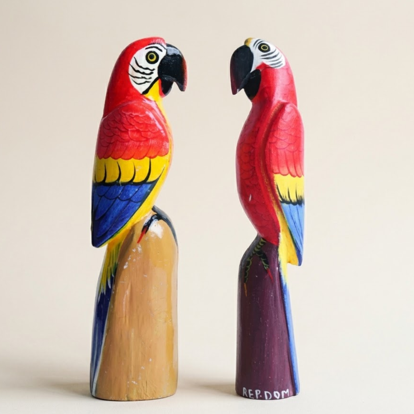 Macaw Wood Figurine