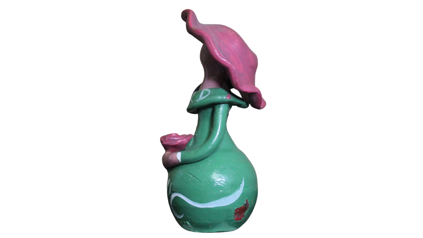 Dominican Figurine Pink Hat