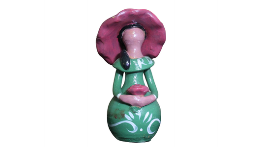 Dominican Figurine Pink Hat