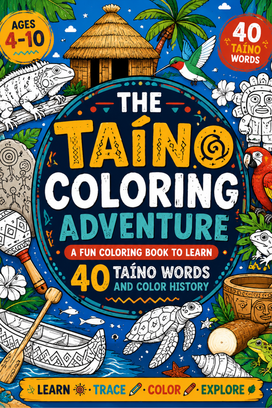 Taíno Coloring Adventure