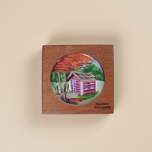 Painted Wood Coasters
