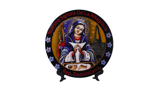 Piatto Decorativo della Nostra Signora di Altagracia