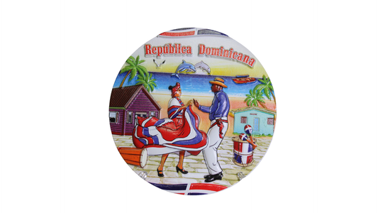 Piatto Decorativo della Danza Domenicana