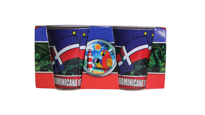 Ensemble de verres à shot tropicaux dominicains