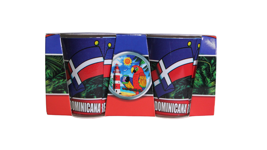 Dominican Tropical Shot Glass Set